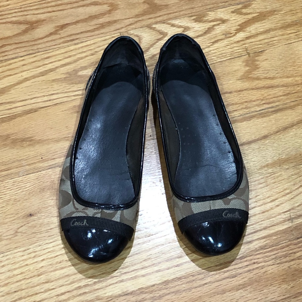 Coach Cecile Signature ballet flats (Free Mystery La Mer item & Clothes)